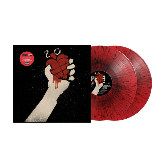 Green Day - American Idiot 20th Anniversary Red & Black Splatter Vinyl