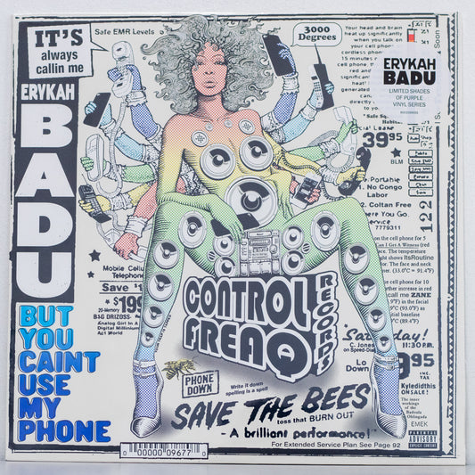 Erykah Badu - But You Caint Use My Phone Purple LP Vinyl