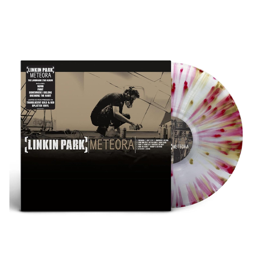 Linkin Park - Meteora Translucent Gold and Red Splatter Vinyl