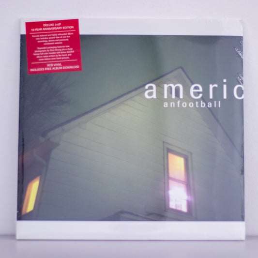 American Football ‎– American Football  2LP, Album, Deluxe Edition, Repress, Red